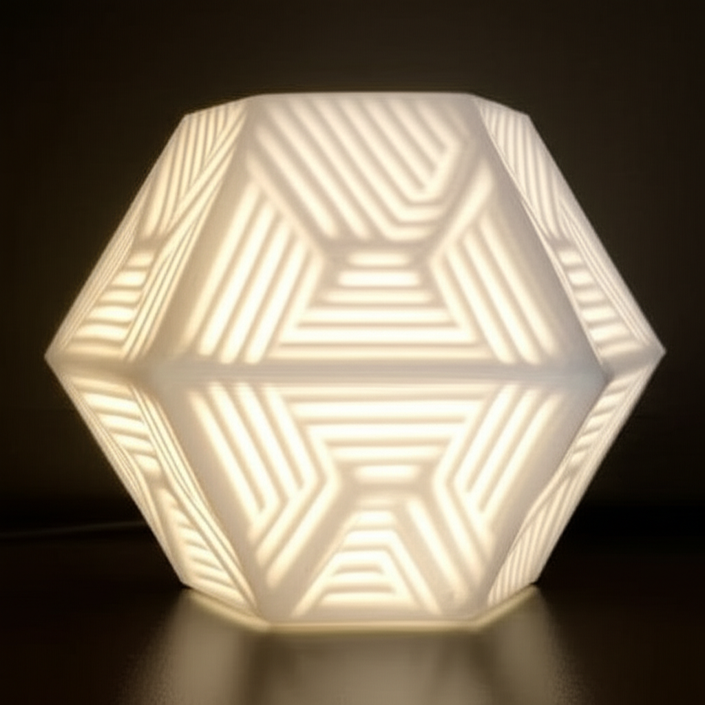 Luminária LED Hexagonal